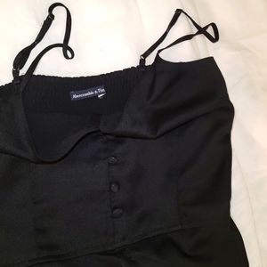 Abercrombie & Fitch Silk Black jumpsuit